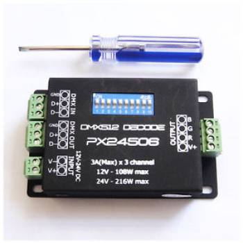 DMX RGB DECODER FRONT